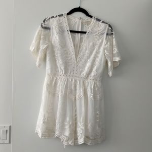 Urban Outfitters Lacy Romper